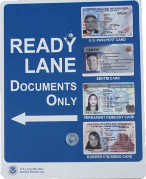 how to get rfid passport card with ready lane|ready lanes border inspection.